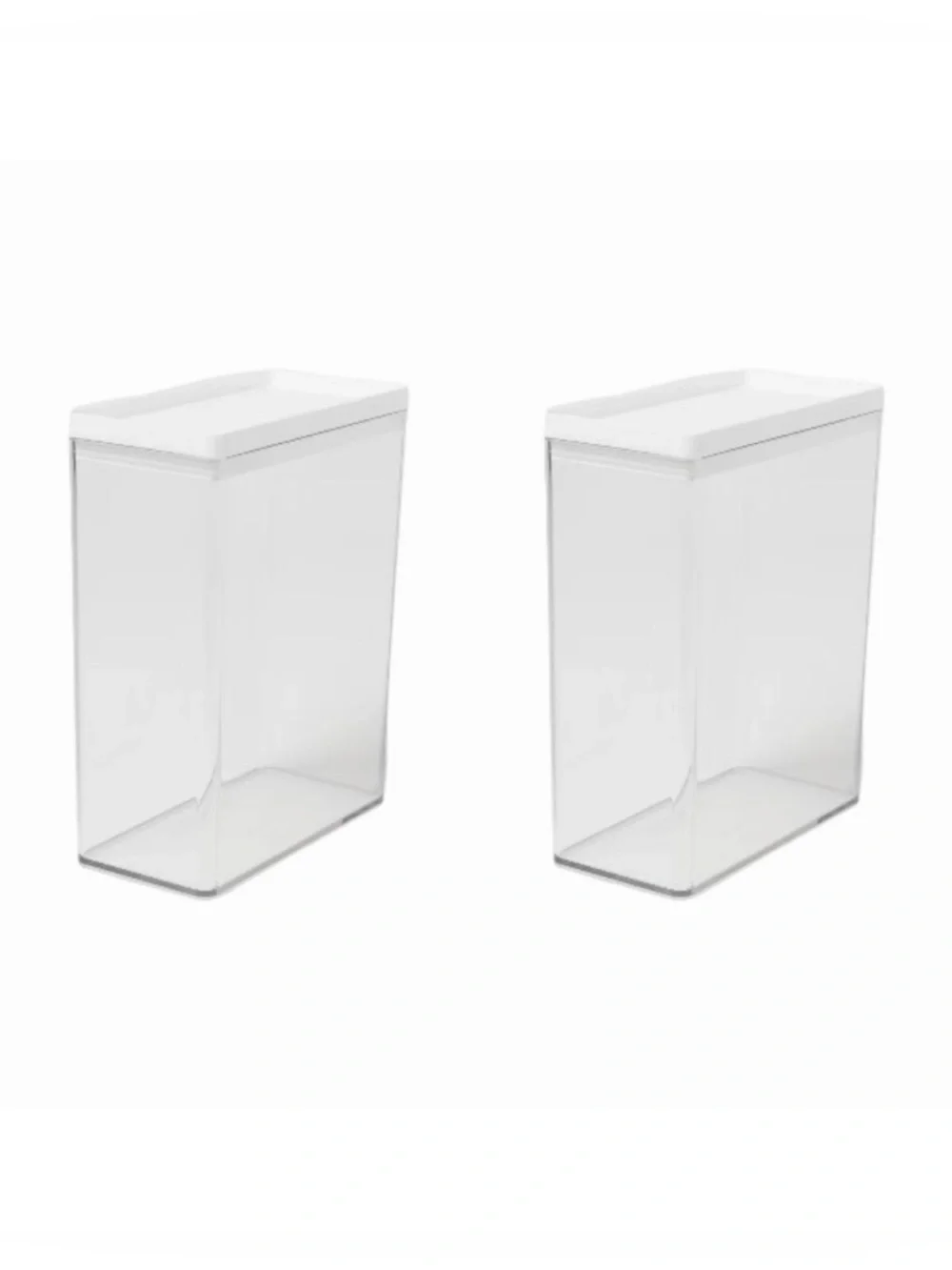 Brightroom 4.3 Qt Plastic Food Storage Canister - Set of 2